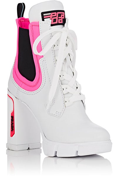 pink prada boots