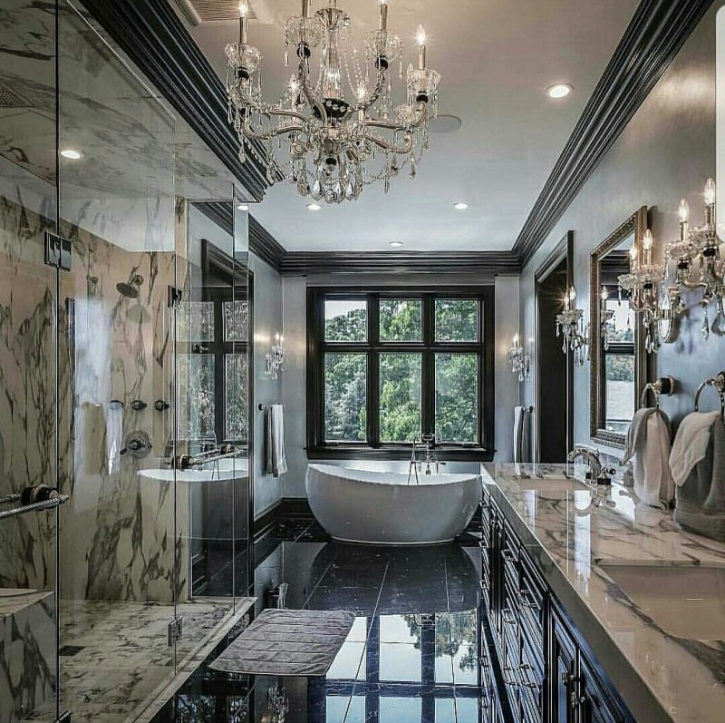 Luxury Mansion Master Bathroom Designs